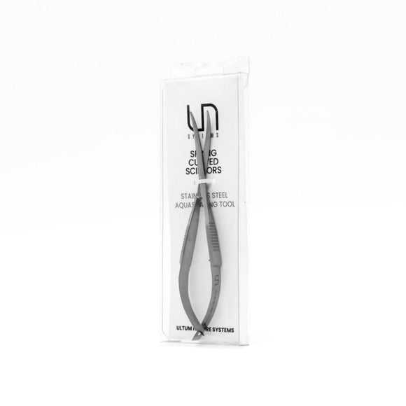 UNS STAINLESS STEEL SPRING CURVED SCISSORS