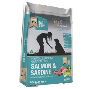 MEALS FOR MUTTS DOG SALMON AND SARDINE GLUTEN FREE 9KG BLUE
