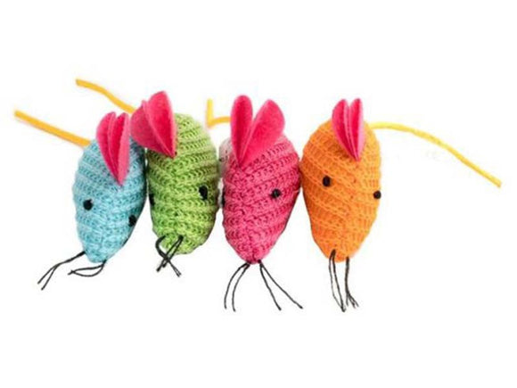 PAWISE SINGLE MOUSE TOY ASSORTED COLOURS