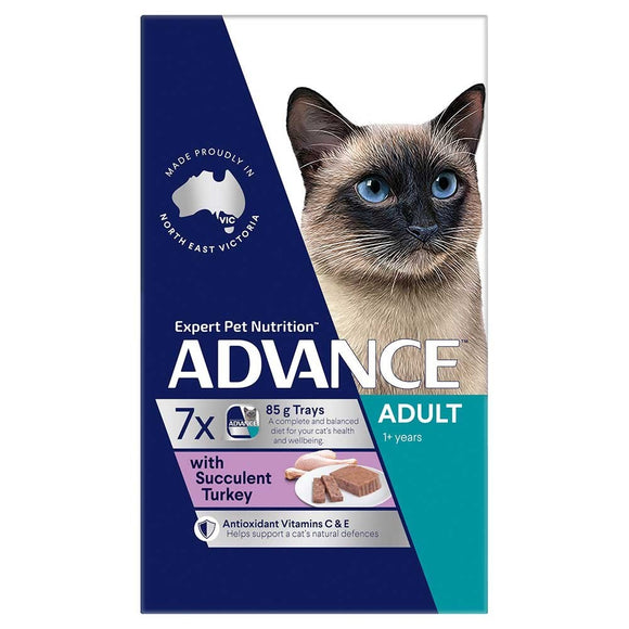 ADVANCE CAT WET ADLT TURKEY 7X85G