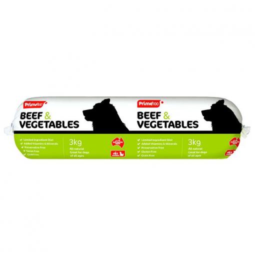 PRIME 100 BEEF AND VEG 3KG