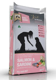 MEALS FOR MUTTS DOG SALMON AND SARDINE GRAIN FREE GLUTEN FREE 20KG PINK