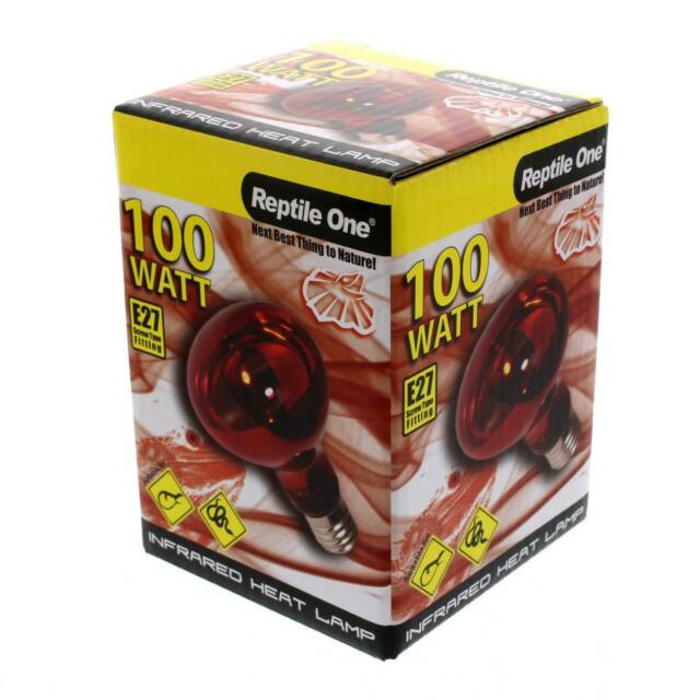 REPTILE ONE INFRARED HEAT GLOBE 100W Pet Magic Cannington