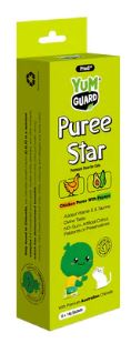 YUMGARD CAT PUREE STAR CHICKEN & PAPAYA 6PK 14G 