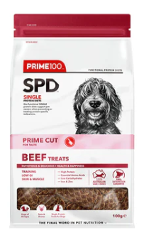 PRIME 100 SPD PRIME CUT BEEF TREATS 100G