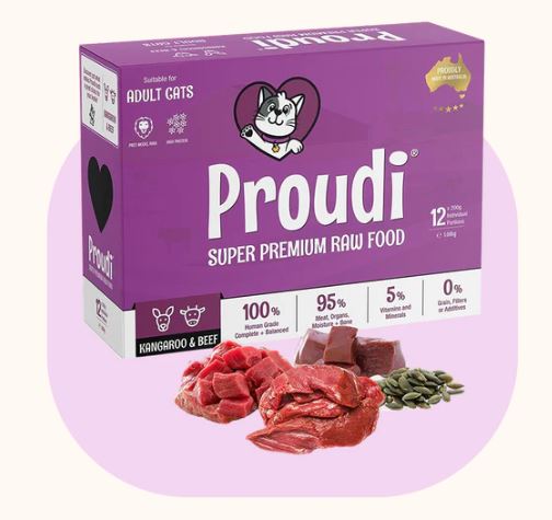 PROUDI CAT KANGAROO & BEEF 1.08KG (12)