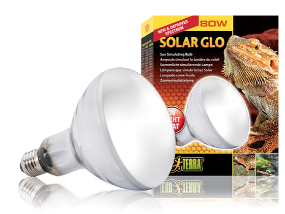 EXO TERRA SOLAR GLO UV HEAT LAMP 80W