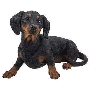 SITTING DACHSHUND STATUE