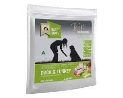 MEALS FOR MUTTS DOG DUCK & TURKEY GRAIN FREE GLUTEN FREE 2.5KG GREEN