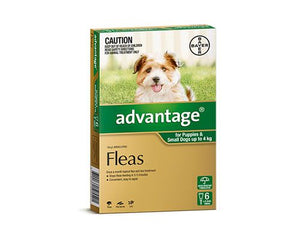 ADVANTAGE PUPPIES & SMALL DOGS UP TO 4KG