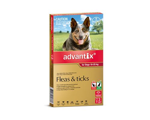 ADVANTIX FOR DOGS 10-25KG 3 PK