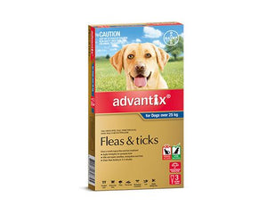 ADVANTIX FOR DOGS OVER 25KG 3 PK