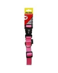 PET ONE COLLAR PINK 20MM