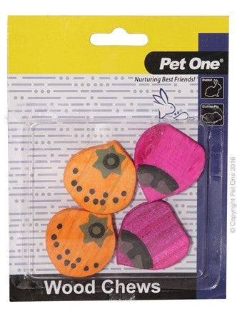 WOOD CHEWS FOR SMALL ANIMALS 4 PACK (S)