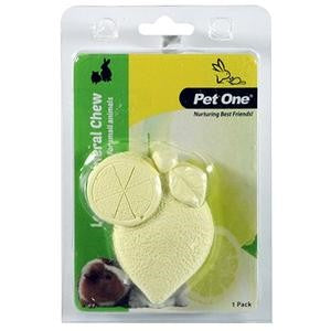 PET ONE SMALL ANIMAL MINERAL CHEW LEMON 1 PACK