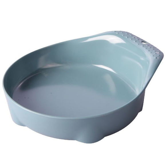 PET ONE BOWL MELAMINE SMALL ANIMAL 210ML BLUE STONE