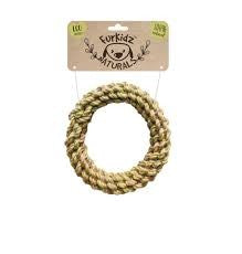 NATURES CHOICE JUTE ROPE RING 18X18CM