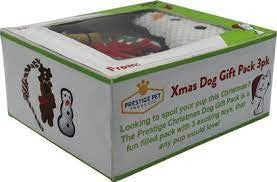 PRESTIGE CHRISTMAS DOG GIFT PACK- 3PC
