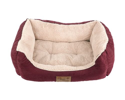 ITB PLUSH RECTANGLE BED RED LARGE
