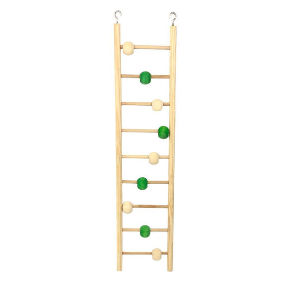 LADDER WOOD 9 STEP W/BEADS