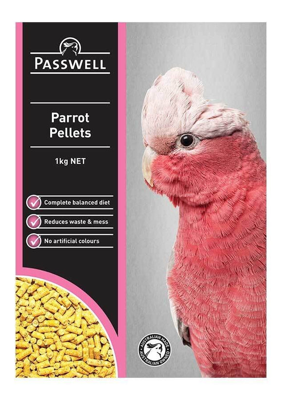 PASSWELL PARROT PELLETS - 1KG