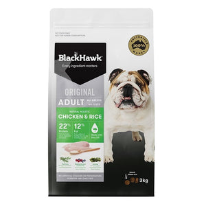 BLACK HAWK CHICKEN & RICE 10KG