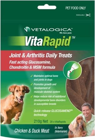 V/OGICA DOG JOINT AND ARTHRITIS DAILY TREATS 210G