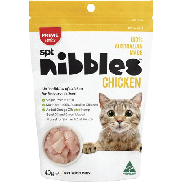 PRIME CAT NIBBLES CHICKEN 40G