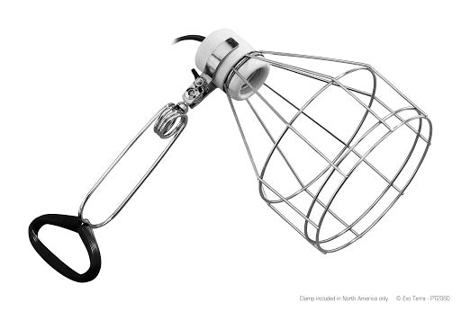 EXO TERRA PORCELAIN WIRE CLAMP LAMP LARGE