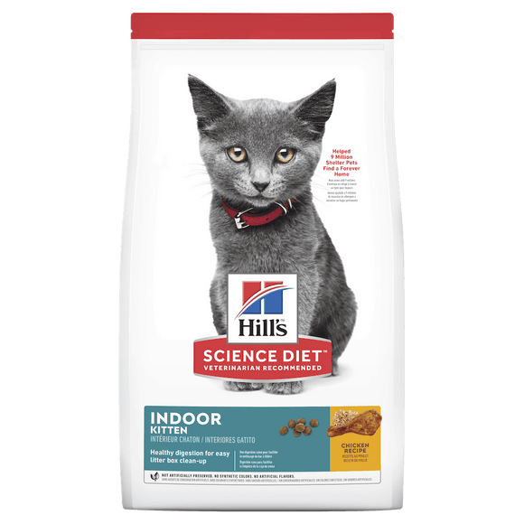 HILLS SCIENCE DIET KITTEN INDOOR DRY CAT FOOD 3.17KG