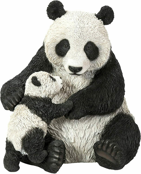 PANDA MOTHER AND BABY 26.5X24CM